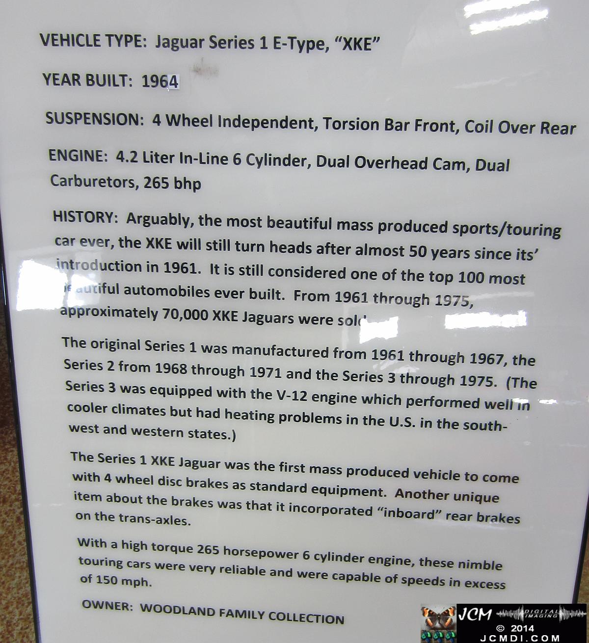 Estrella Warbird Museum Paso Robles 1964 Jaguar XKE